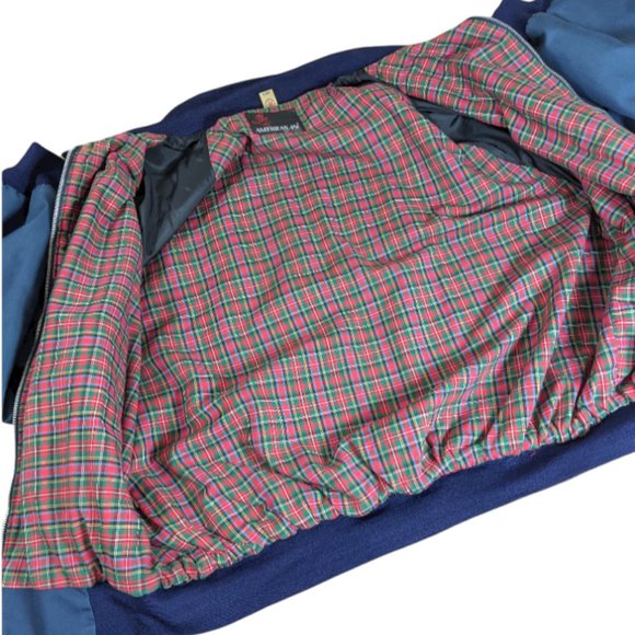 Vintage Men's American Jac "Work Coat" Jacket Full-Zip Blue - Fits like Large - Picture 9 of 16